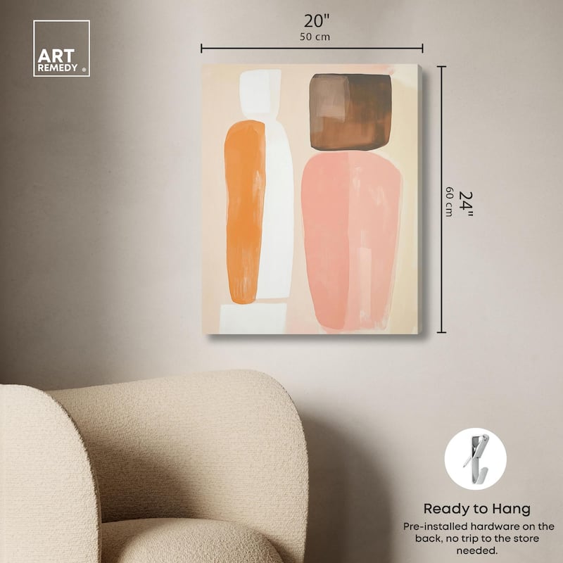 Tones of Restfulness I Canvas by Art Remedy, Gallery Wrapped