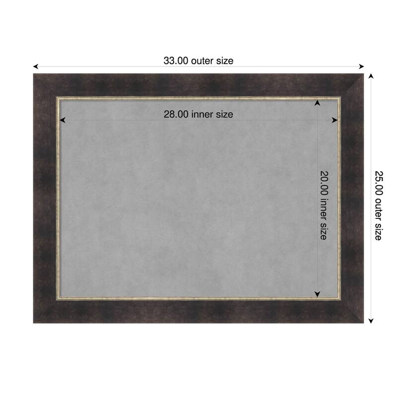 Amanti Art Odin Antique Bronze Framed - 33 x 25 in