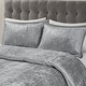 preview thumbnail 21 of 42, Madison Park Reagan 5 Piece Crinkle Velvet Comforter Set