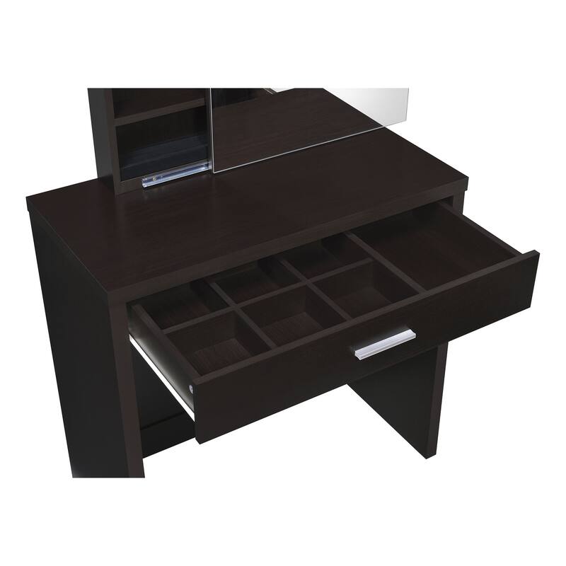Harvey Contemporary 3-piece Vanity Set with Lift-Top Stool