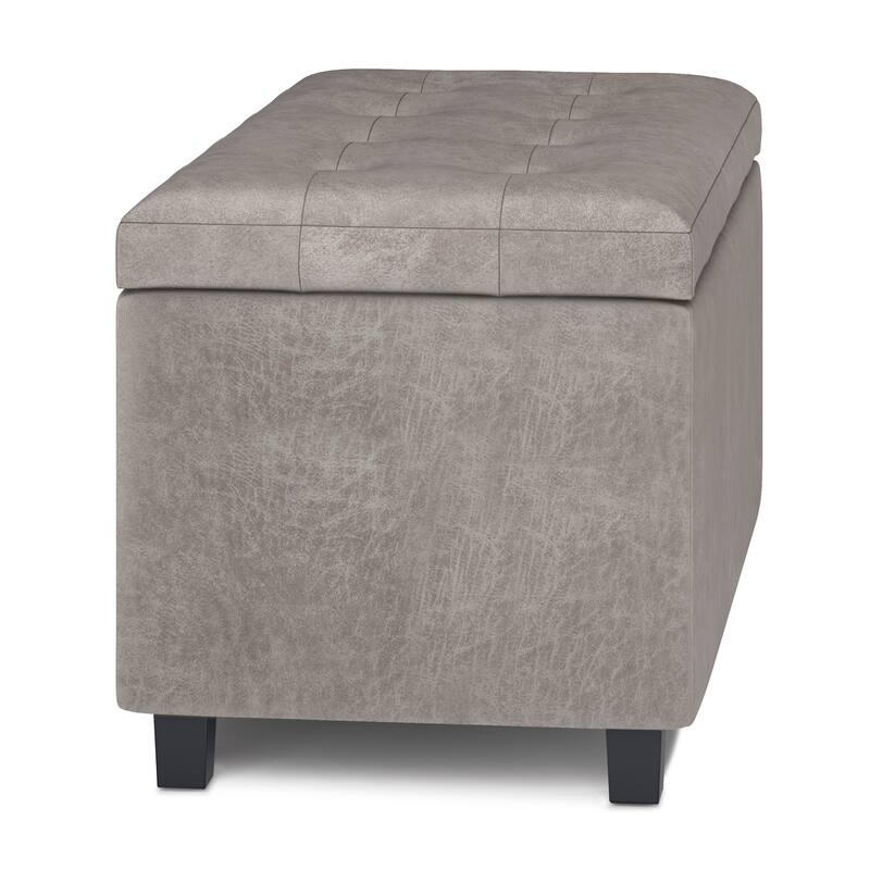 WYNDENHALL Essex 34-in. Wide Rectangular Storage Ottoman