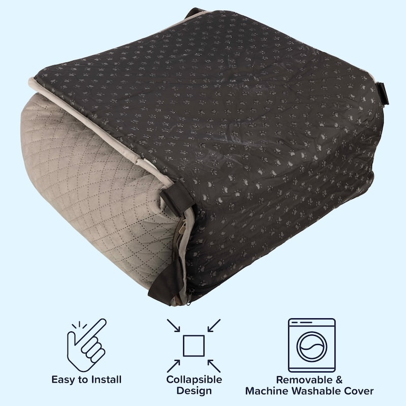 PETMAKER Dog Car Seat for Small to Medium Cats and Dogs up to 44lbs