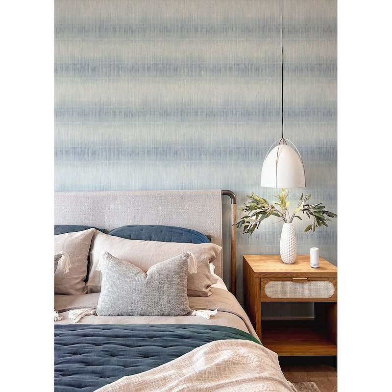 InHome Sanctuary Blue Peel and Stick Wallpaper