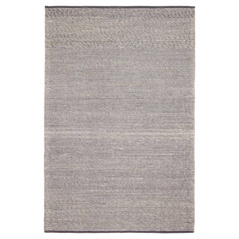 ECARPETGALLERY Braid weave Sienna Grey Wool Rug - 5'3 x 8'0 - Grey - 5'3 x 8'0