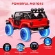 preview thumbnail 16 of 26, 24V Ride on Truck Car for Kids, 2 Seater Electric Vehicles with Remote Control