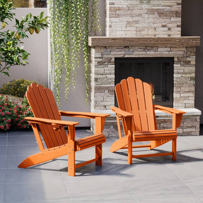 Aderson Outdoor Poly Adirondack Chair (Set of 2)