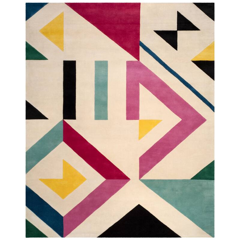 SAFAVIEH Handmade Fifth Avenue Heidje Mid-Century Modern Wool Rug
