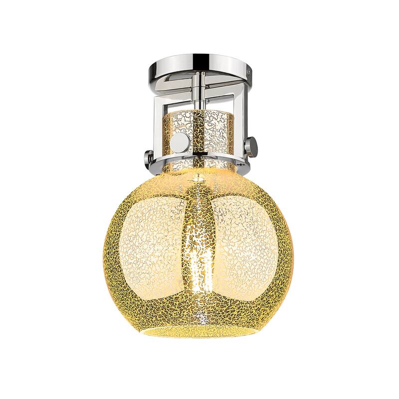 Innovations Lighting Downtown Urban - Newton Sphere - 1 Light 8" Flush Mount