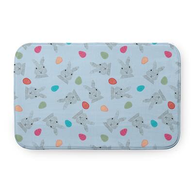 Bunnies and Eggs Bathmat