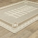 preview thumbnail 6 of 9, ROW Zarina Modern Geometric Medallion Beige / Tan Indoor/Outdoor Area Rug