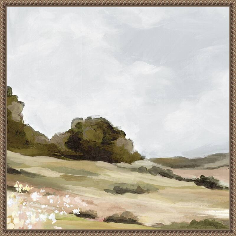 The Soft Hills No. 1 by Luna Mavis Framed Canvas Wall Art Print