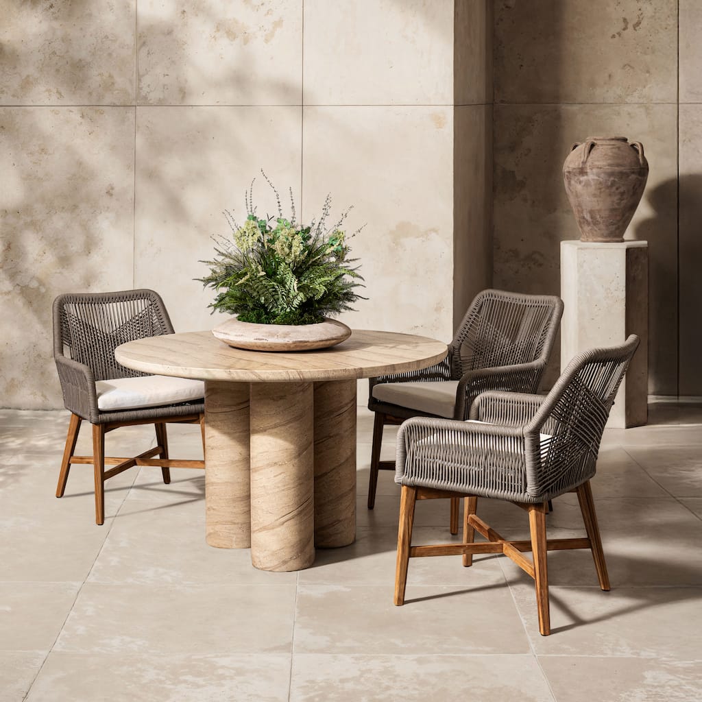 Classic Home Niva Outdoor Concrete Dining Table