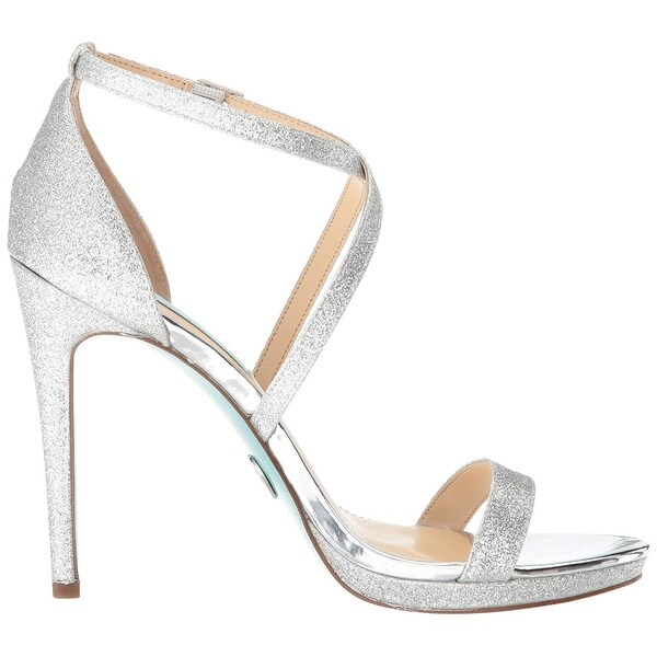 blue by betsey johnson andi evening sandals
