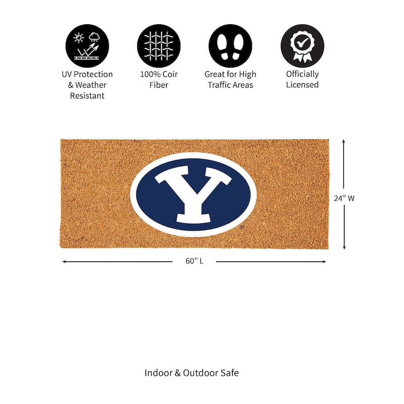 Brigham Young University Full Color Indoor/Outdoor Coir Mat