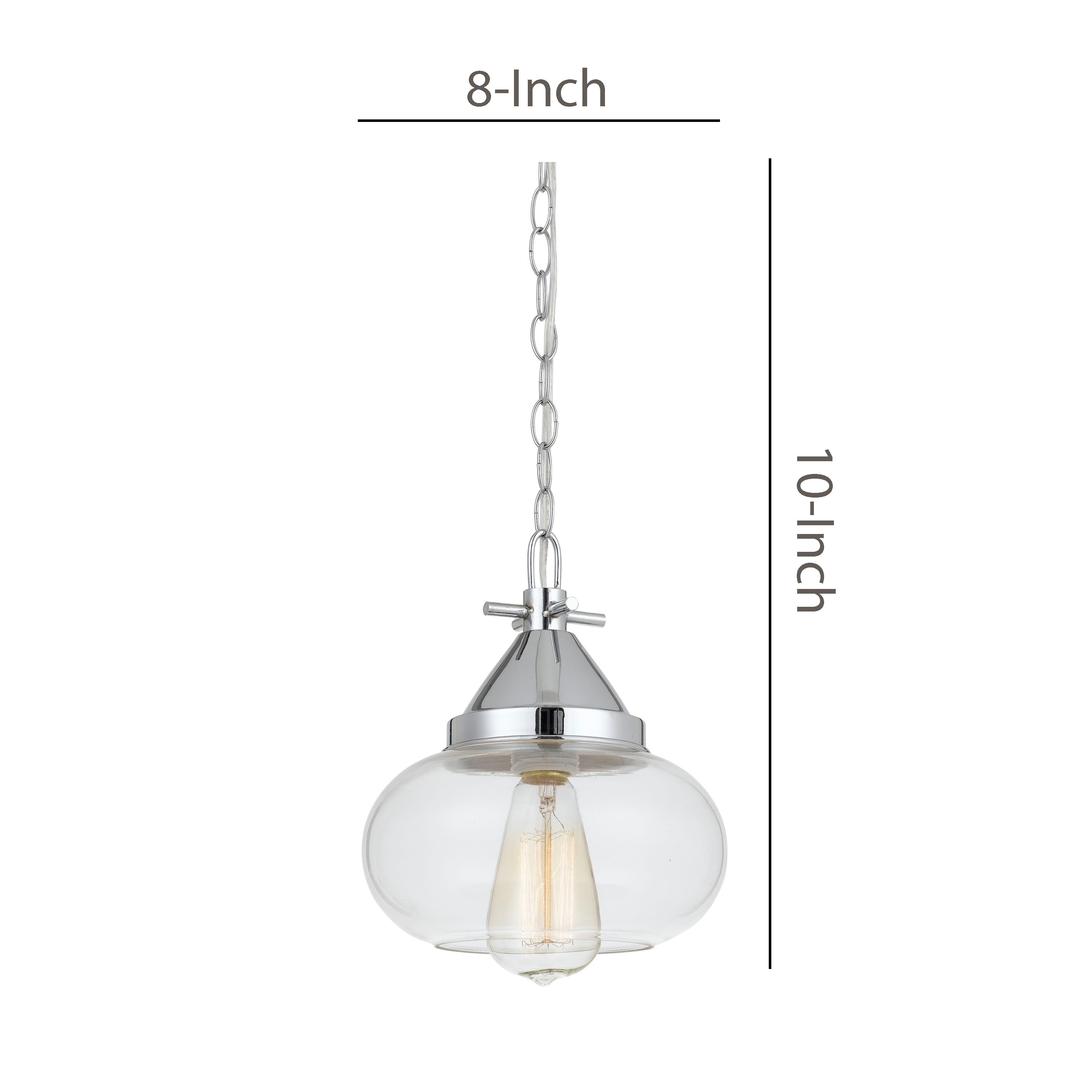 Round Glass Shade Pendant Lighting With Chain Design Cord Silver And Clear Overstock 31680501 Home lights & lighting pendant light silver pendant light 2020 product list. round glass shade pendant lighting with chain design cord silver and clear