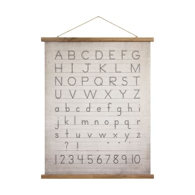 Alphabet & Numbers Wall Décor - 31" x 39"