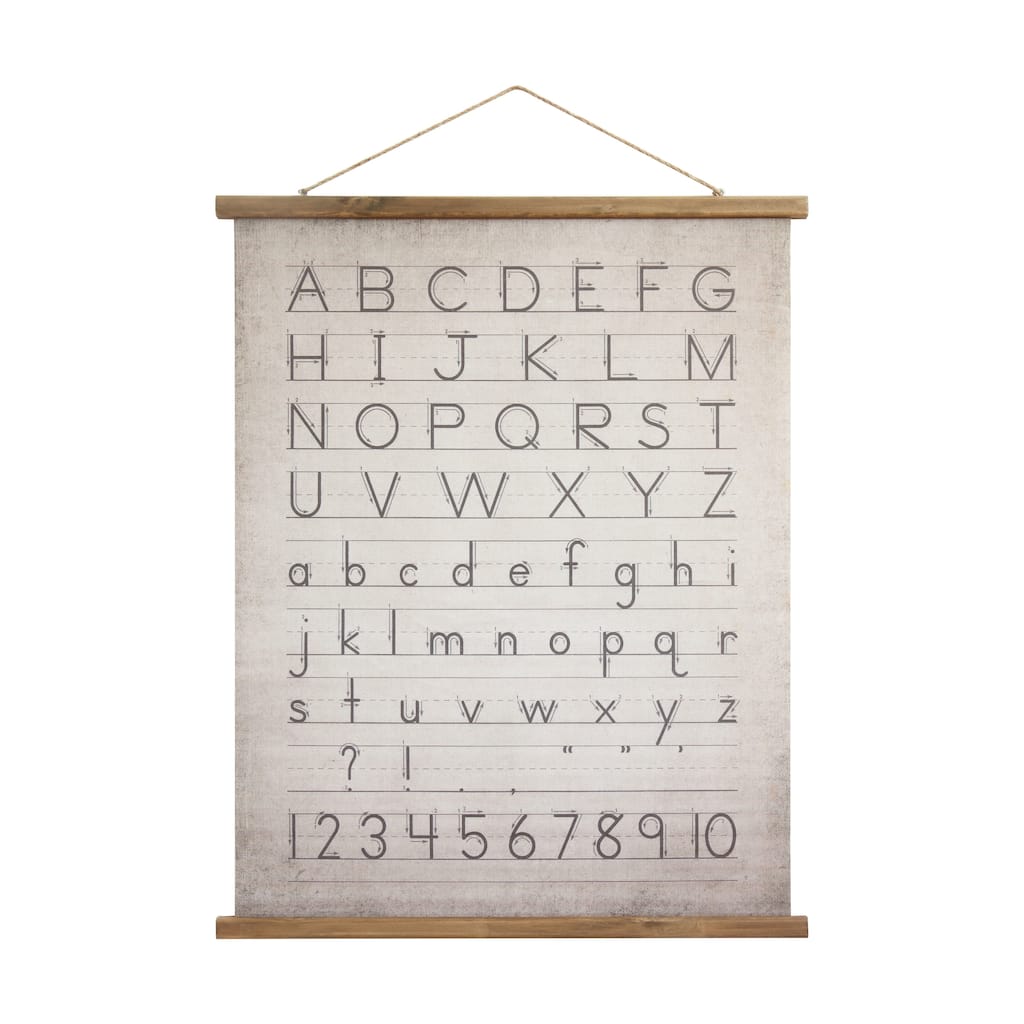 Alphabet & Numbers Wall Décor - 31" x 39"