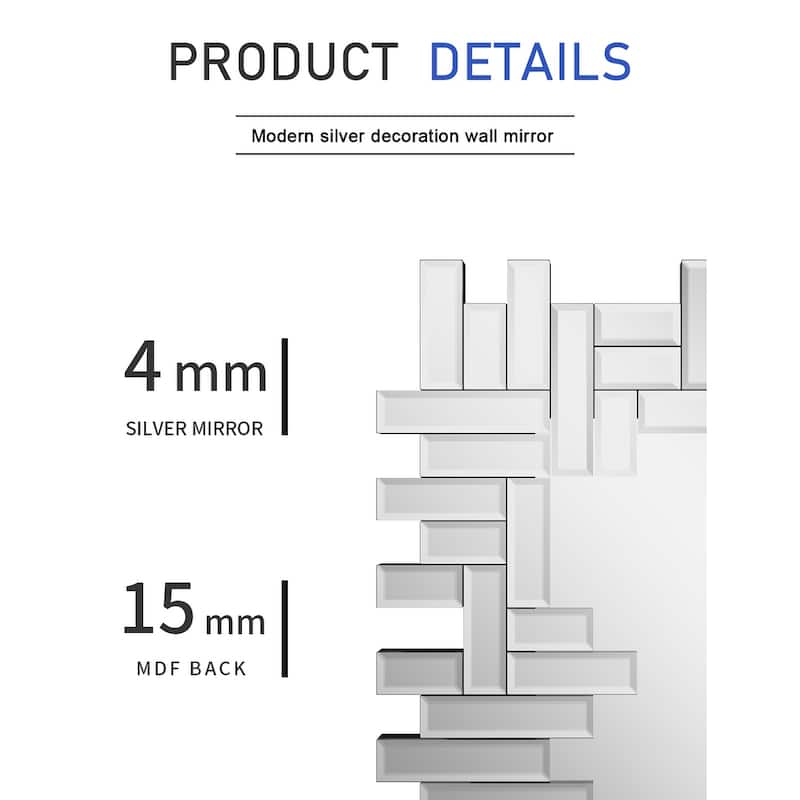 KOHROS Modern Decorative Wall Mirror