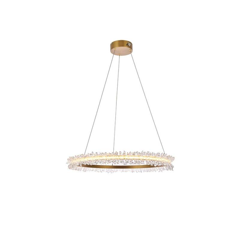 Elegant Lighting Laurel 26" Wide LED Ring Chandelier