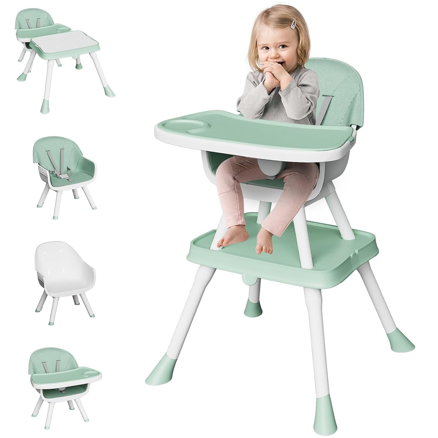 8 in 1 Convertible High Chair for Babies Toddlers Table Chair Set On Sale Bed Bath Beyond 40871858