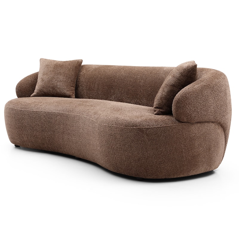 3-Seater Modern Contemporary Upholstered Fabric Sofa for Living Room