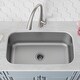 preview thumbnail 2 of 20, KRAUS Premier Stainless Steel 31 1/2 inch Undermount Kitchen Sink