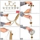 preview thumbnail 15 of 14, Celesn Modern Gold 6-Light Wheel Chandelier Glass Shade for Dining Living Room - D32" x H23"