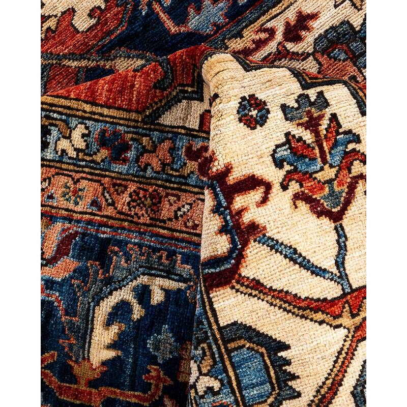 Serapi One-of-a-Kind Hand-Knotted Area Rug - Orange, 9' 2" x 11' 10" - 9' 2" x 11' 10"