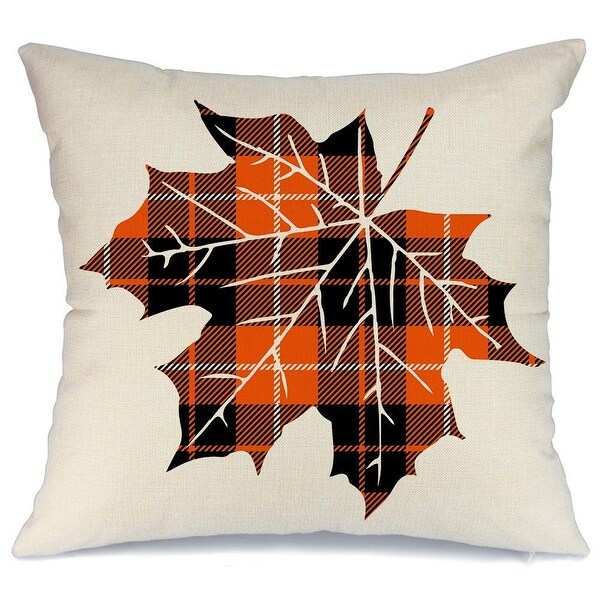 Buffalo plaid throw deals pillow covers