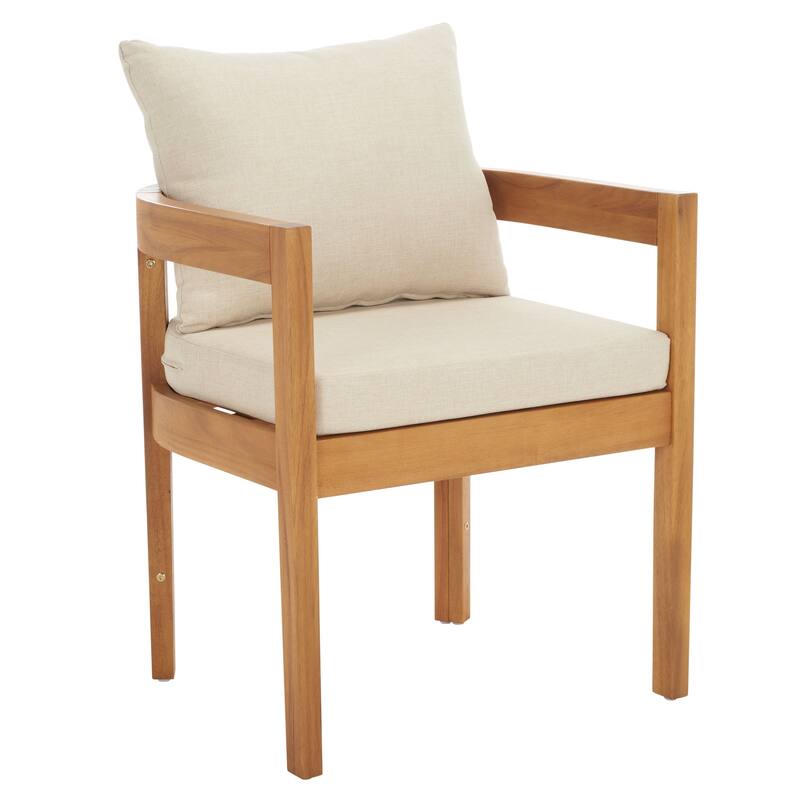 SAFAVIEH Outdoor Living Kento Dining Chair (Set of 2) - 27"W x 24"D x 26"H