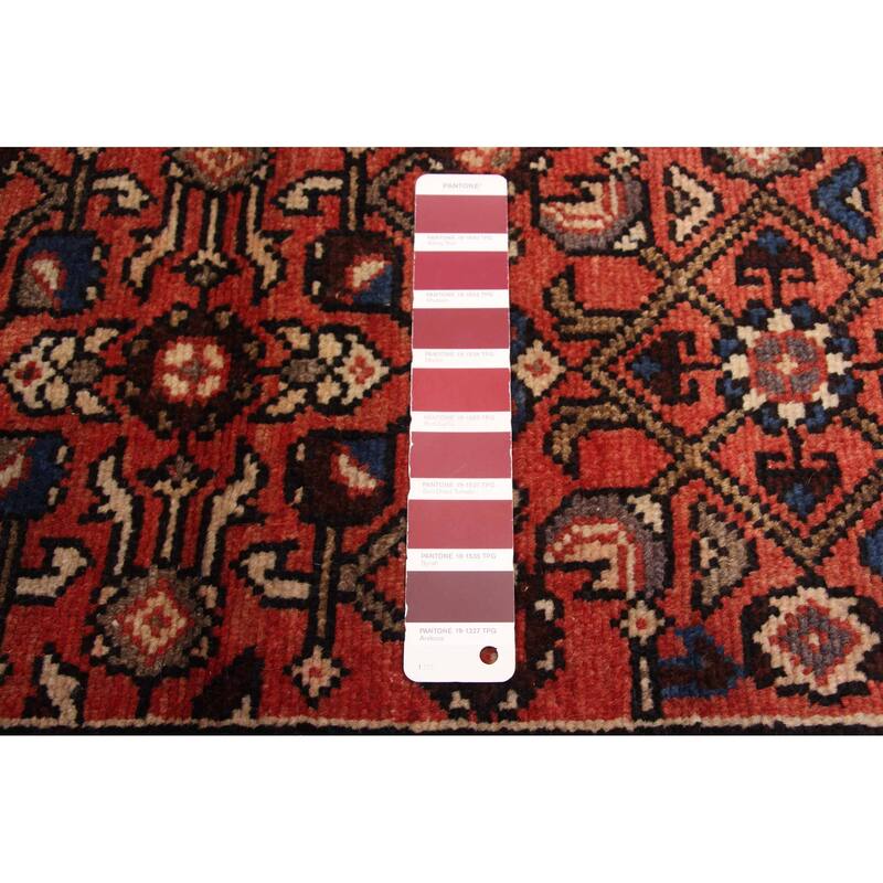 ECARPETGALLERY Hand-knotted Andelz Light Red Wool Rug - 3'8 x 11'1