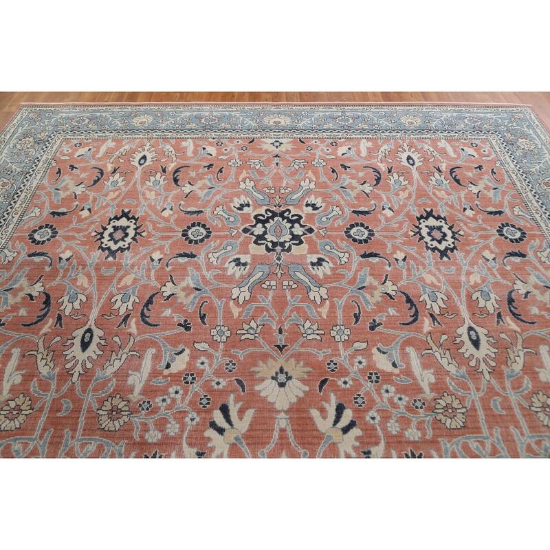 Floral Oriental Sultanabad Ziegler Turkish Wool Area Rug Hand-knotted - 9'9" x 13'0"