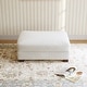 preview thumbnail 12 of 56, Modern Corduroy Fabric Oversized Accent Ottoman