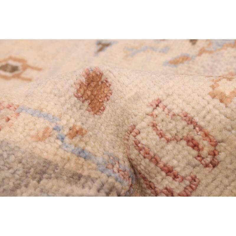 ECARPETGALLERY Hand-knotted Jules Serapi Light Grey Wool Rug - 8'0 x 9'11