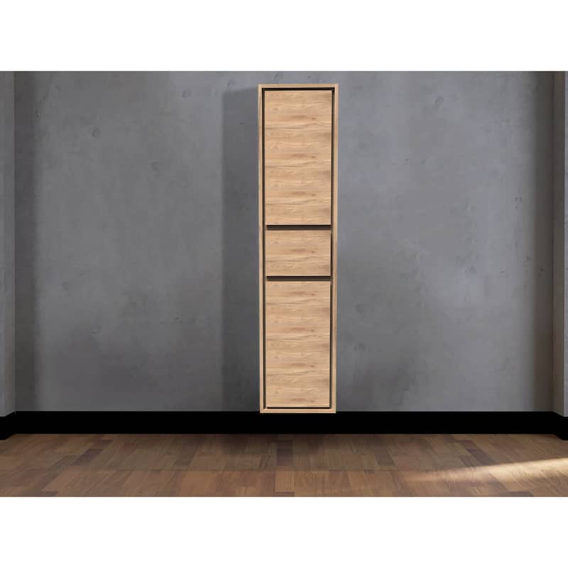 Morava 16'' Wall Mounted Linen Cabinet