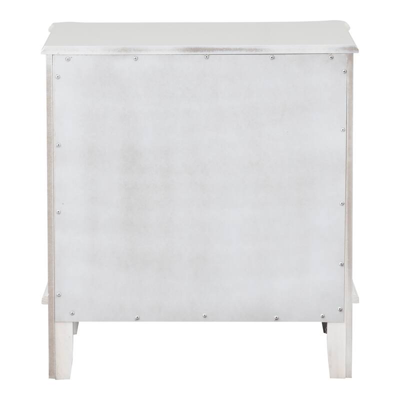 Furniture of America Lindsey Traditional 3-Piece White Platform Bedroom Set with Tufted Headboard
