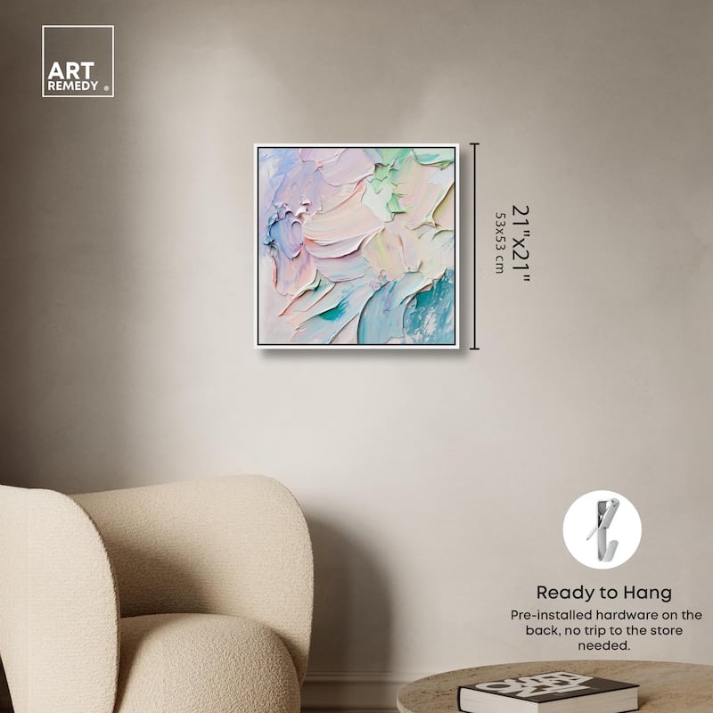 Flowing Mousse I Canvas by Art Remedy