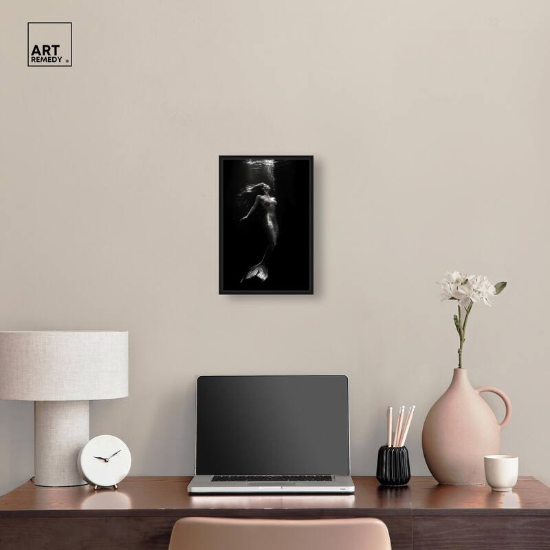 Mermaid Deep Canvas by Art Remedy