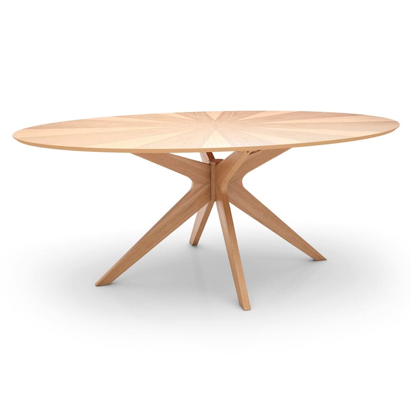 Brockton Oval Dining Table - Oak