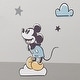 preview thumbnail 3 of 3, Lambs & Ivy Disney Baby Moonlight Mickey Mouse Blue/Black Wall Decals/Stickers