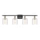 Option Black Antique Brass / Deco Swirl