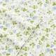 Laura Ashley Solft & Silky 300 Threa Count Sateen Cotton Sheet Set - Queen - Spring Bloom Green Wildflower