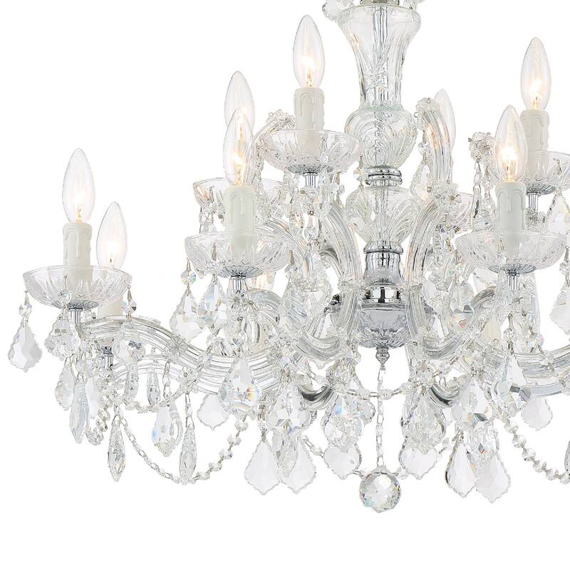 Crystorama Lighting Group Maria Theresa 12 Light 30" Wide Chandelier