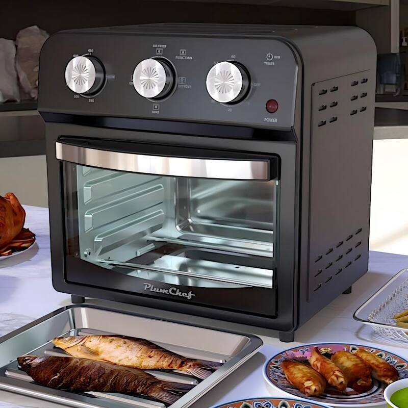 12.5 Quart Air Fryer Convection Toaster Oven, 1500W, 4 Cooking Modes, 7-in-1 Multifunction