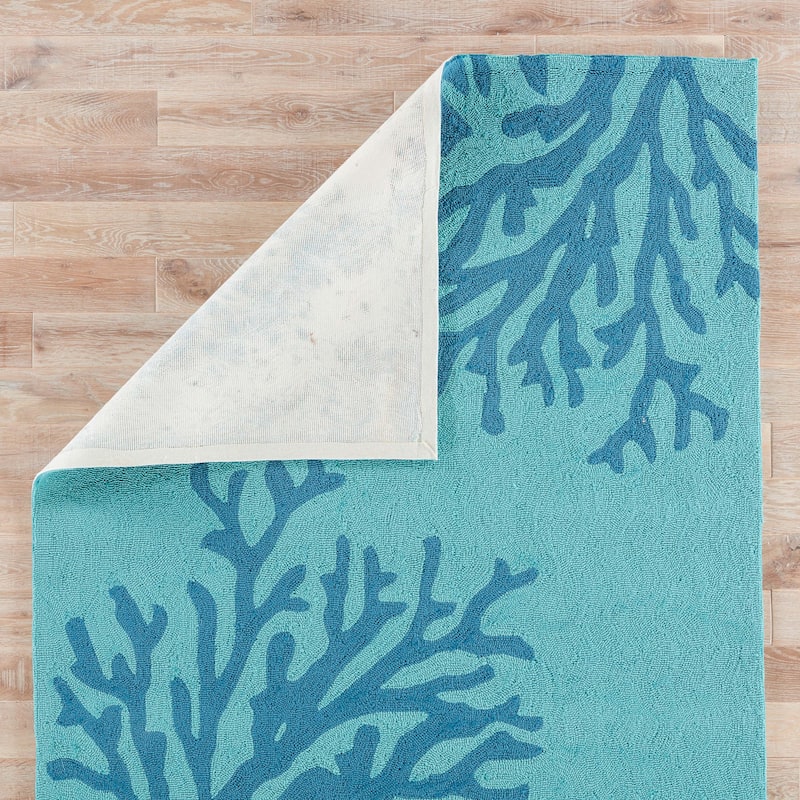 Saint Michaels Indoor/ Outdoor Floral Area Rug by Havenside Home