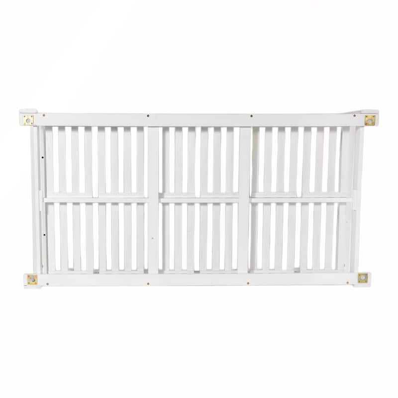 Patio Wooden Twin Size Porch Swing Daybed Frame with 4 Hanging Ropes for Backyard and Outdoor Use