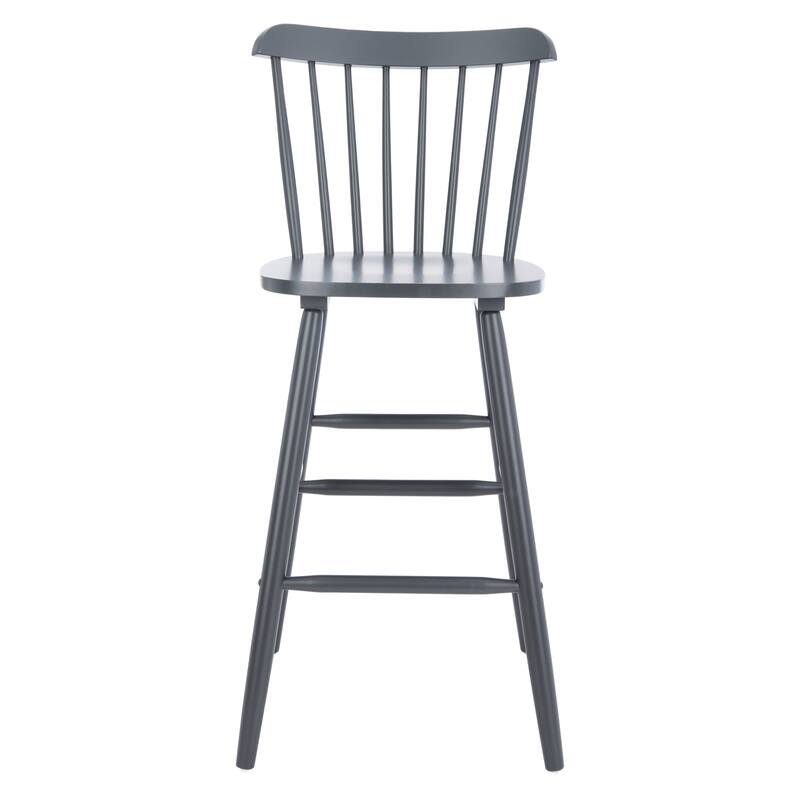 SAFAVIEH Aida 30-inch Spindle Farmhouse Bar Stool (Set of 2) - 19.9" x 19.8" x 38" - 20"W x 20"D x 43"H
