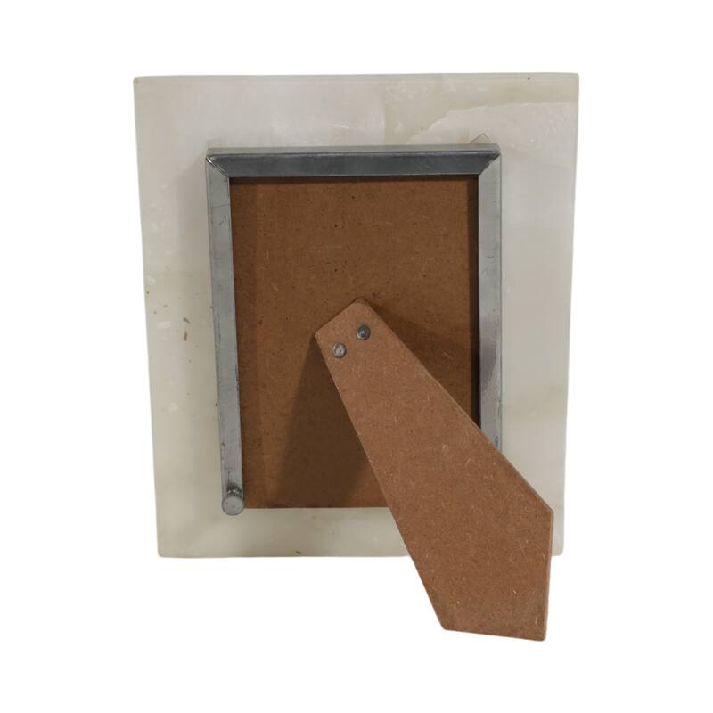 Quartz Rectangular Decorative Photo Frame - White