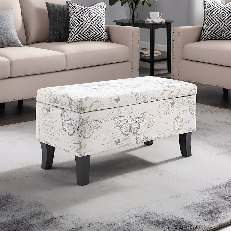 Convenience Concepts Designs4Comfort Winslow Storage Ottoman Bench
