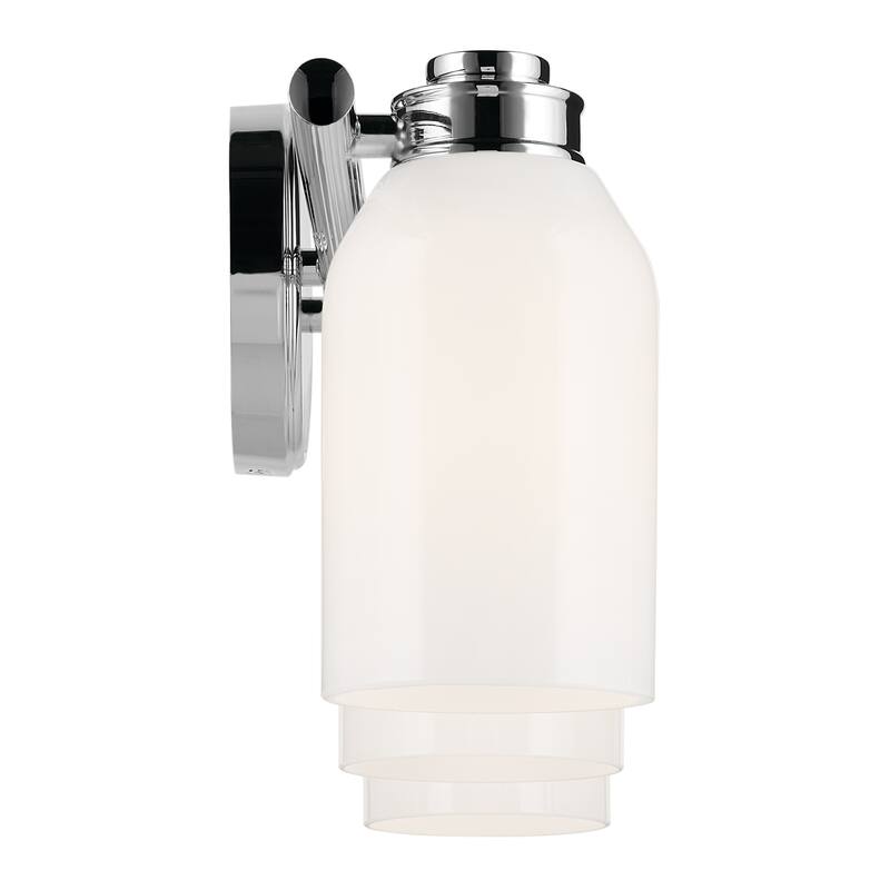 Kichler Lighting Shae 24.25" 3-Light Vanity Light with White Opal Glass in Chrome